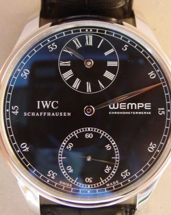 IWC watch listing