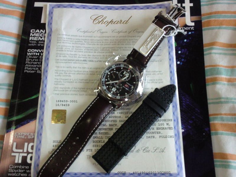 Chopard watch listing
