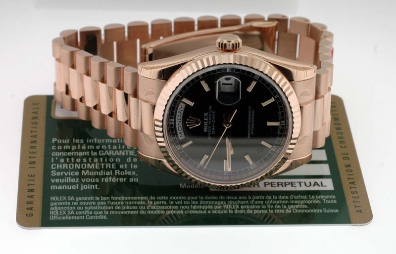 Rolex watch listing