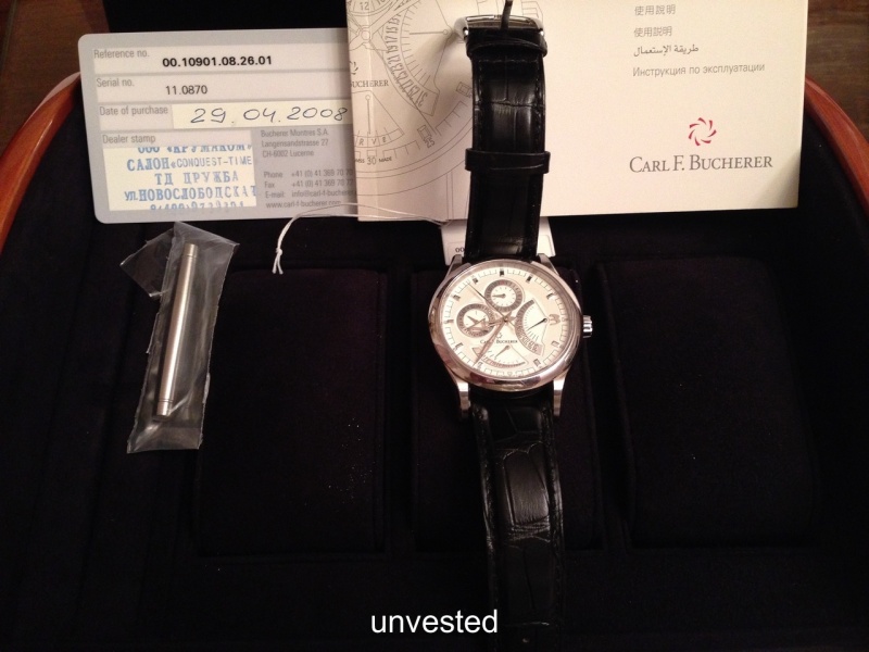 Carl F. Bucherer watch listing