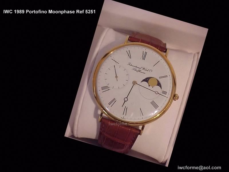 IWC watch listing
