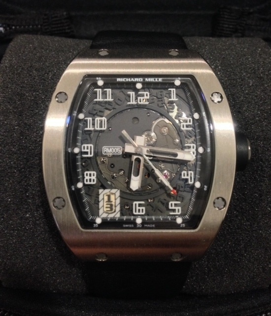 Richard Mille watch listing