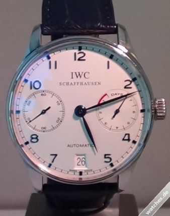 IWC watch listing
