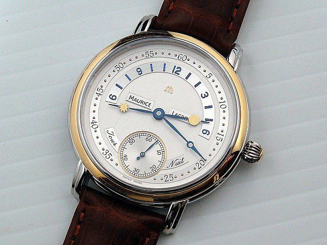 SOLD: Maurice Lacroix Masterpiece Jour et Nuit SS/18K - Collectors