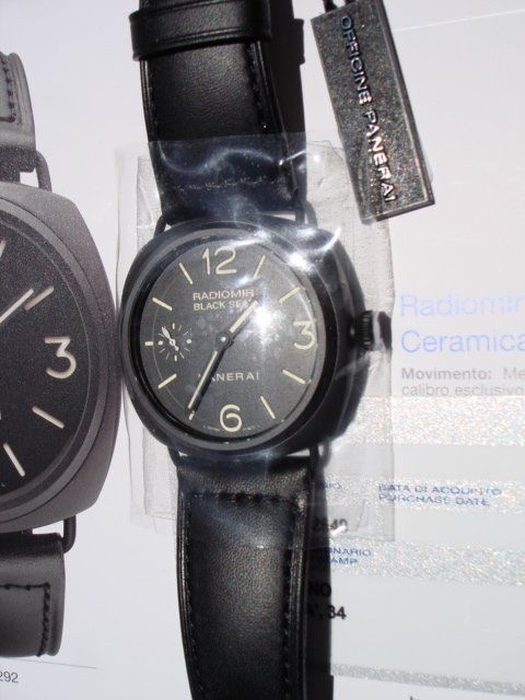 Panerai watch listing