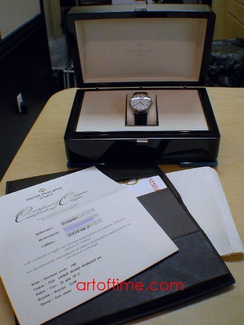 Patek Philippe watch listing