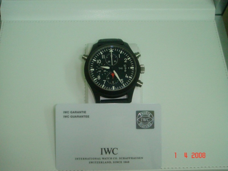 IWC watch listing