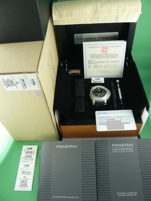 Panerai watch listing