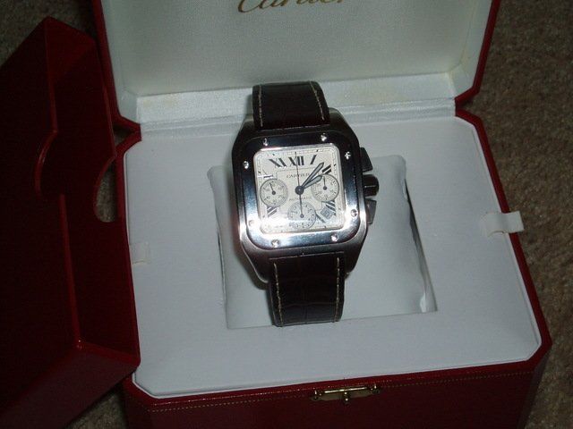 Cartier watch listing