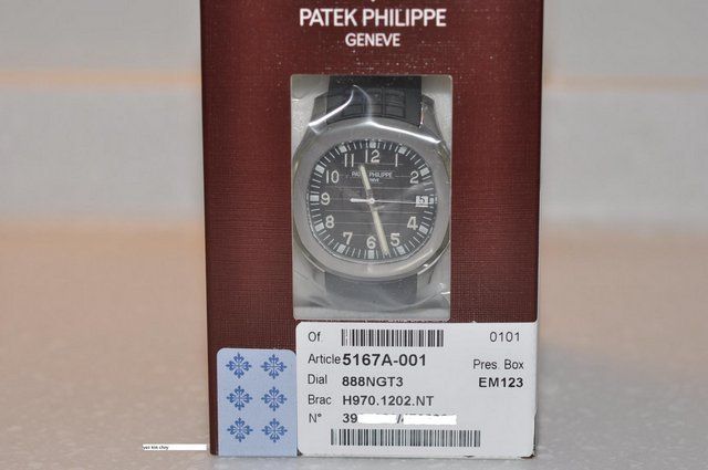 Patek Philippe watch listing