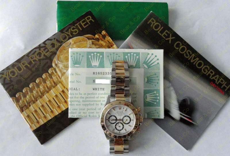 Rolex watch listing