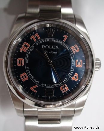 Rolex watch listing