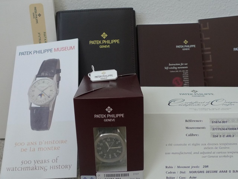 Patek Philippe watch listing