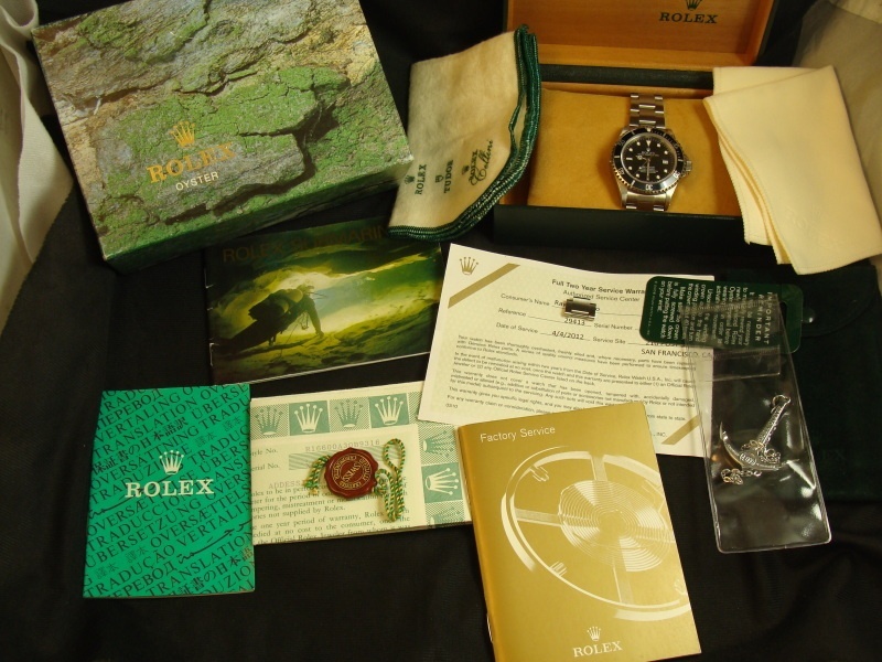 Rolex watch listing