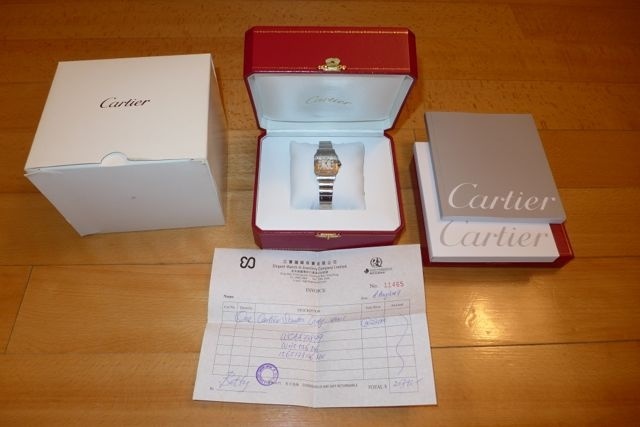 Cartier watch listing