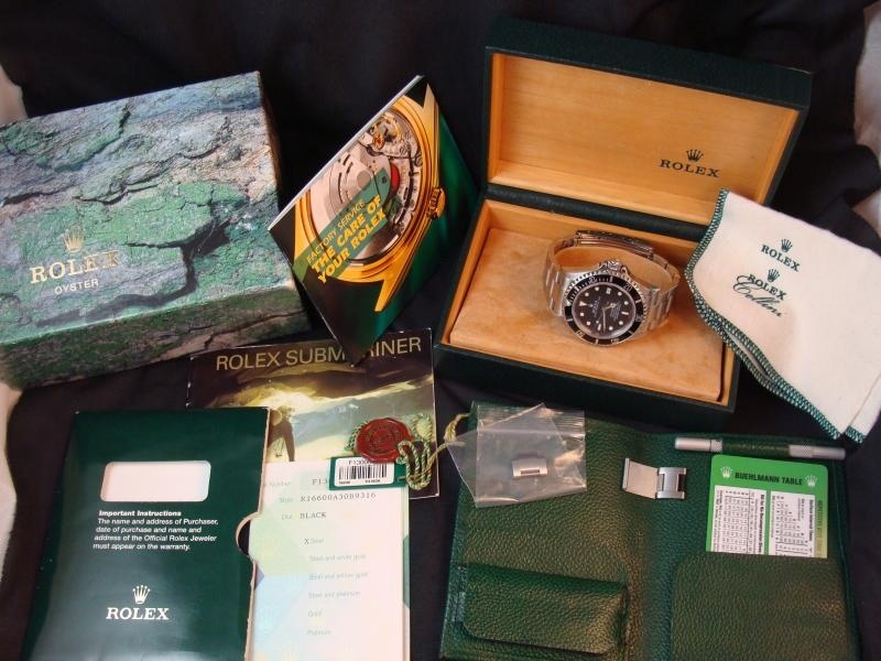 Rolex watch listing