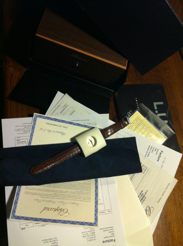 Chopard watch listing