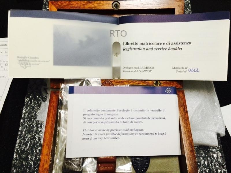 Panerai watch listing