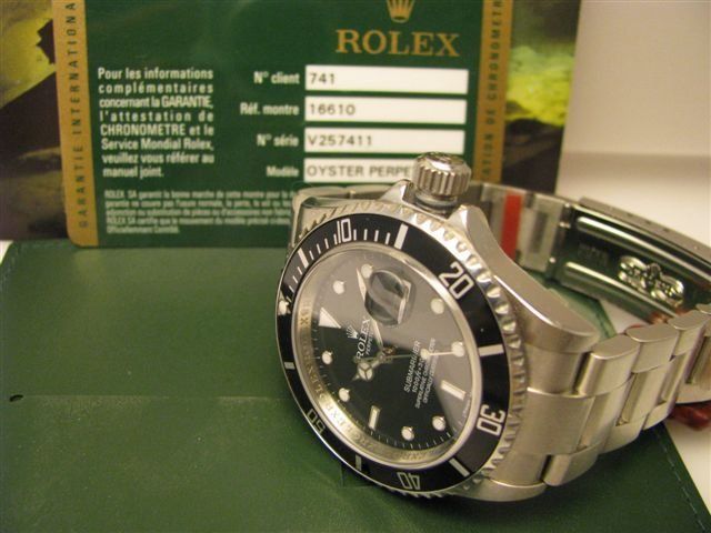 Rolex watch listing