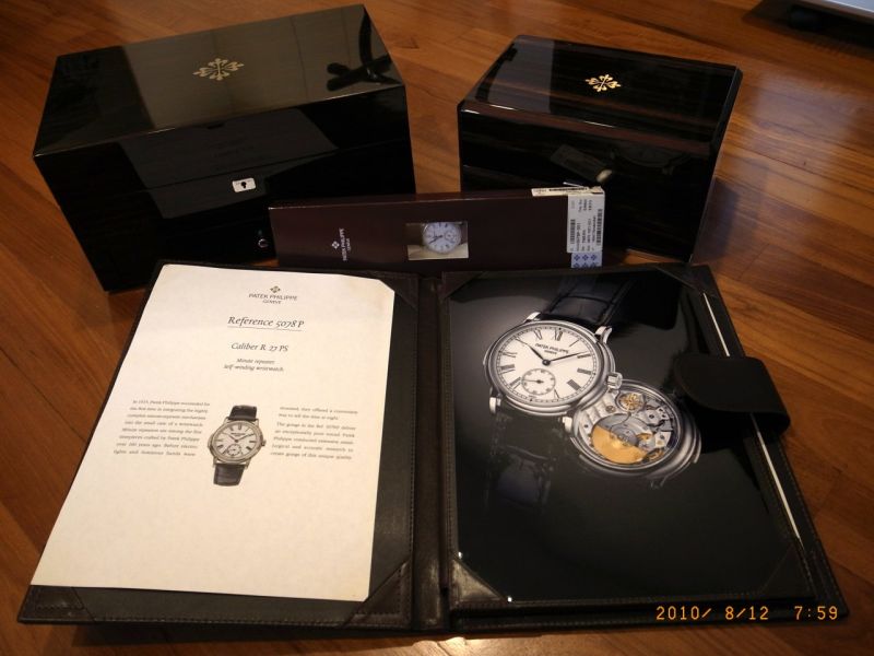 Patek Philippe watch listing