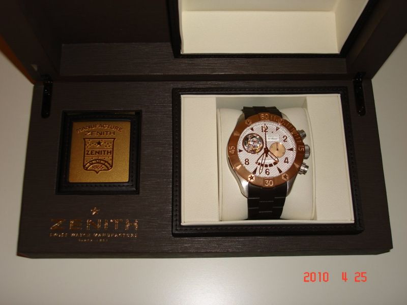 Zenith watch listing