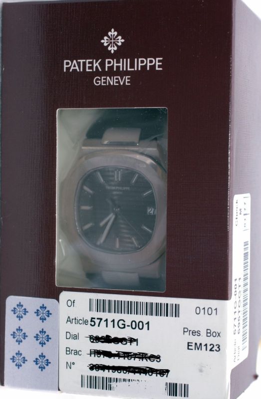 Patek Philippe watch listing