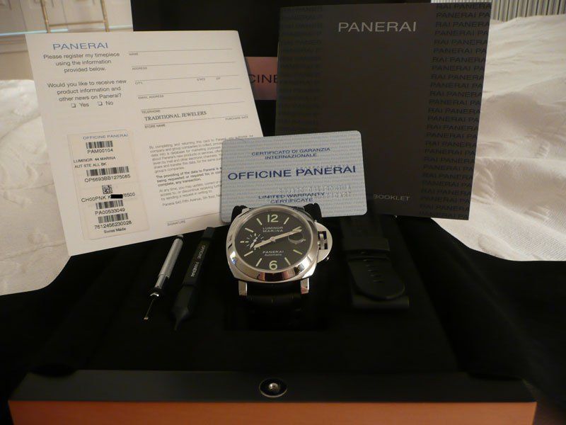 Panerai watch listing
