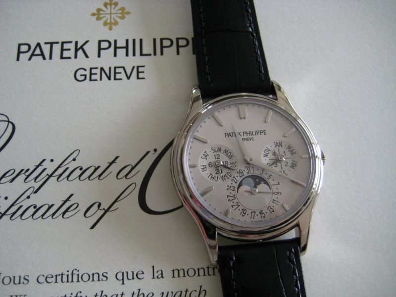 Patek Philippe watch listing