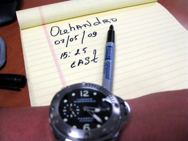 Panerai watch listing