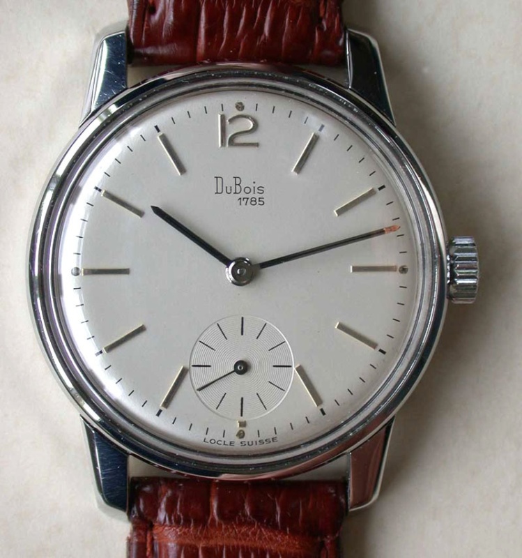 Chronometre Dubois 1875 with Peseux 260 movement watch listing