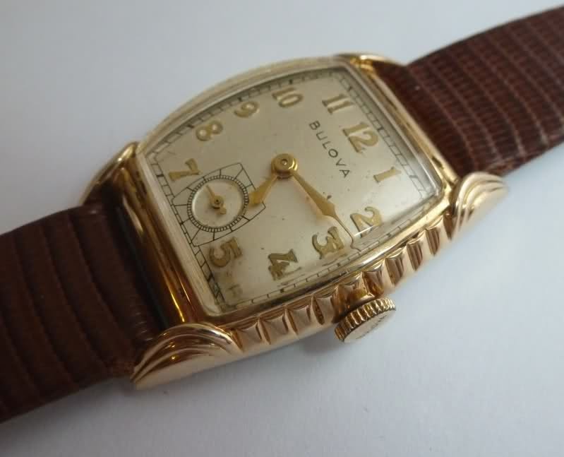Art Deco Bulova watch listing