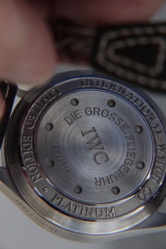 IWC watch listing