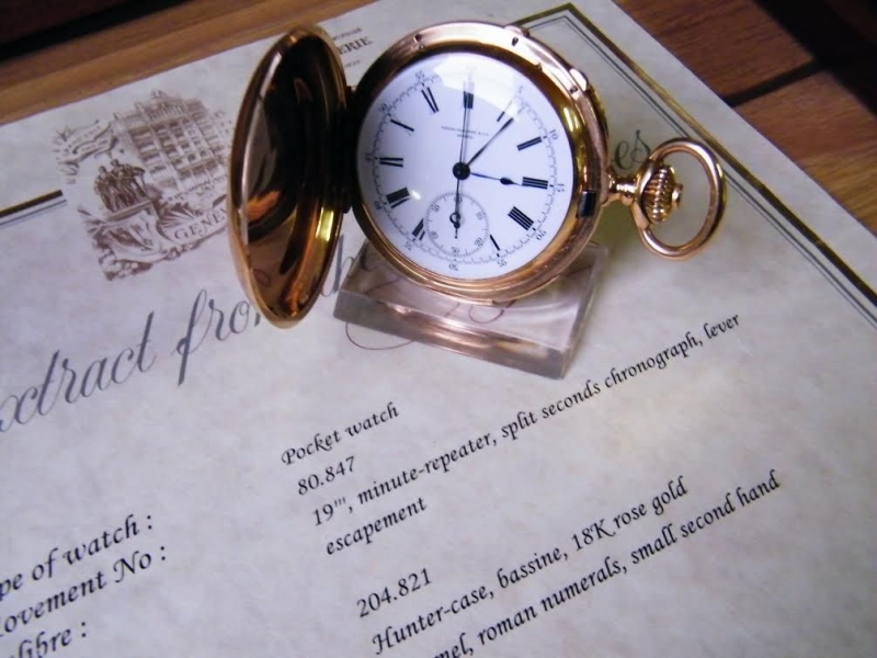 Patek Philippe watch listing