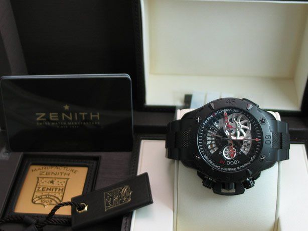 Zenith watch listing