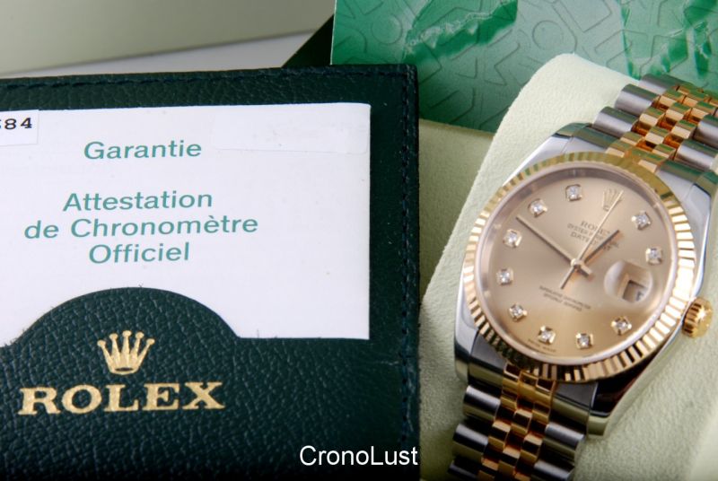 Rolex watch listing