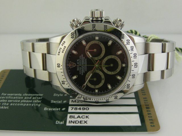 Rolex watch listing