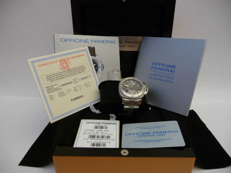 Panerai watch listing