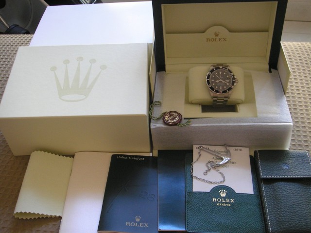 Rolex watch listing
