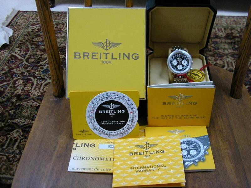 Breitling watch listing