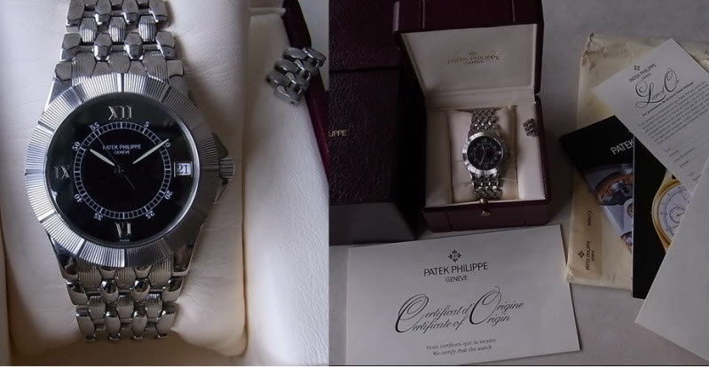 Patek Philippe watch listing