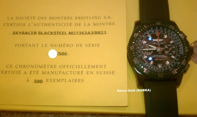 Breitling watch listing