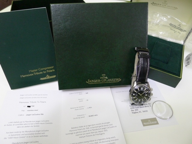 Jaeger LeCoultre watch listing