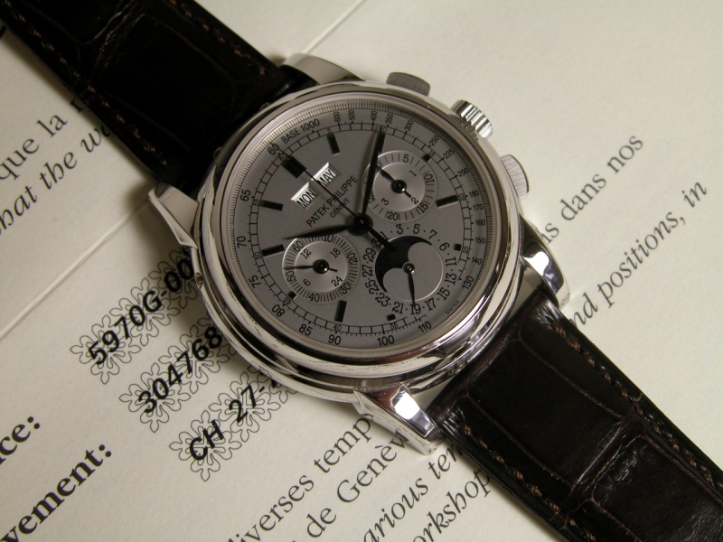 Patek Philippe watch listing
