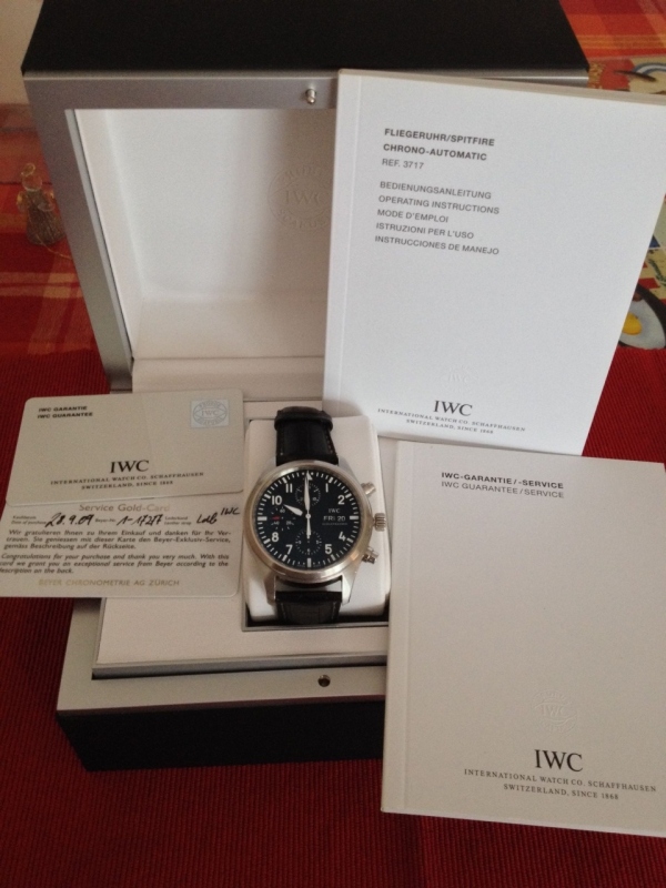 IWC watch listing