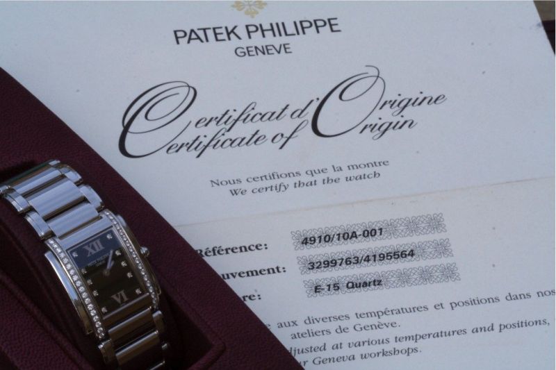 Patek Philippe watch listing