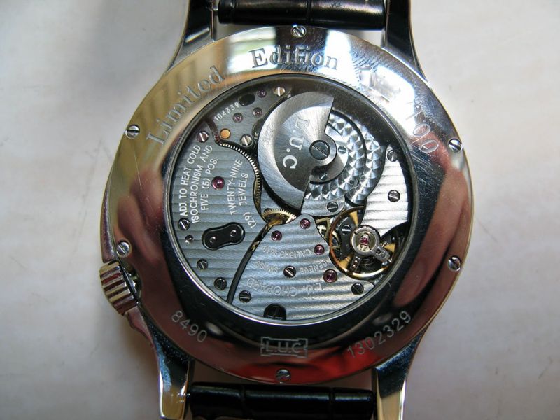 Chopard watch listing