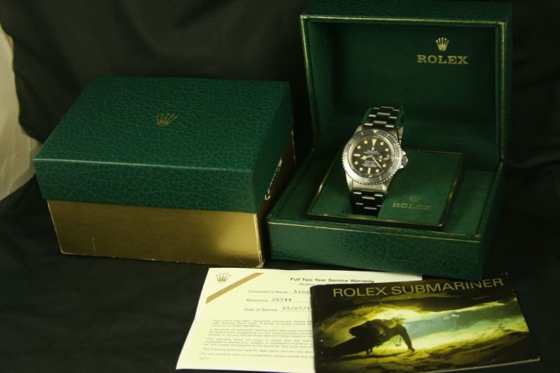 Rolex watch listing