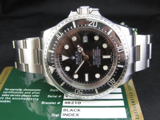 Rolex watch listing