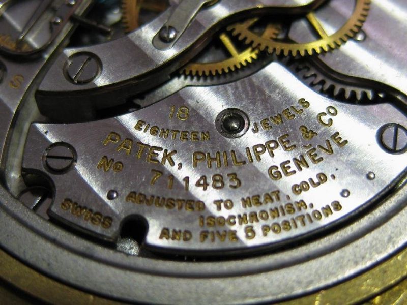 Patek Philippe watch listing