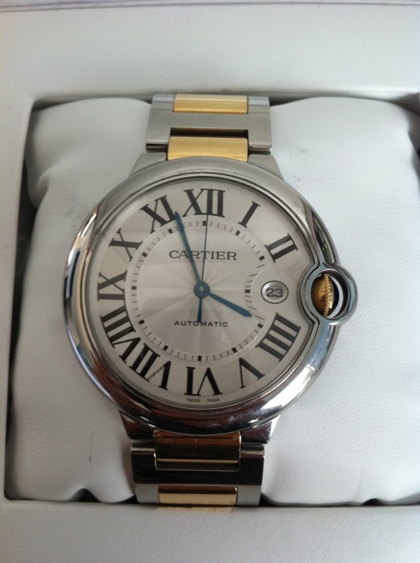 Cartier watch listing